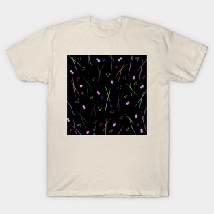 Fun lines and circles with painted dots T-Shirt